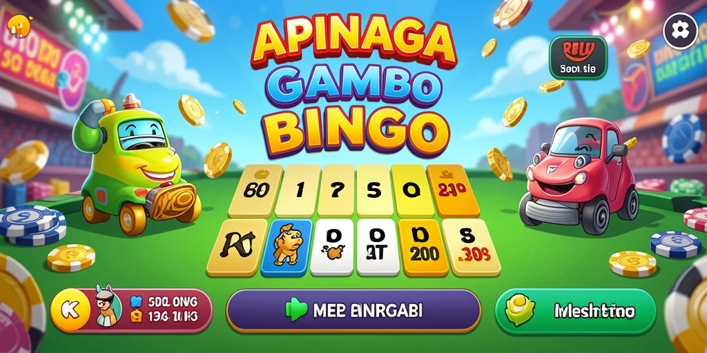 Tampilan gameplay Bingo yang menantang dan seru di APINAGA.