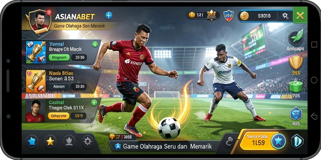 Gameplay seru ASIANABET dengan interaksi olahraga yang nyata.