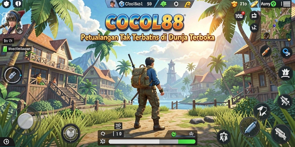 Gameplay COCOL88 yang menakjubkan di dunia terbuka.