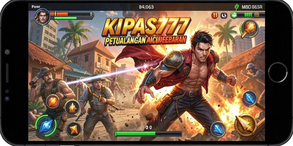 Tampilan gameplay KIPAS777 dengan aksi mendebarkan.