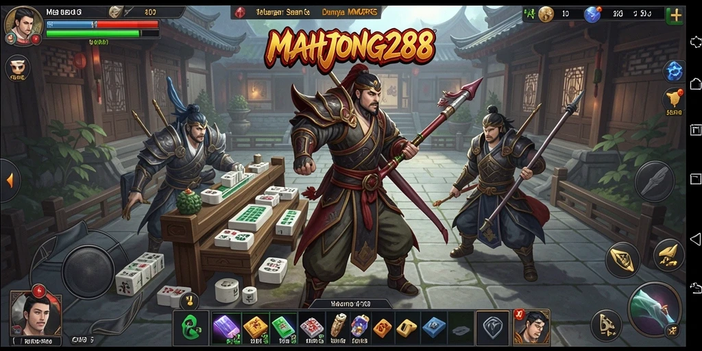 Screenshot menunjukkan pemain dalam aksi pertarungan di dunia MMORPG.