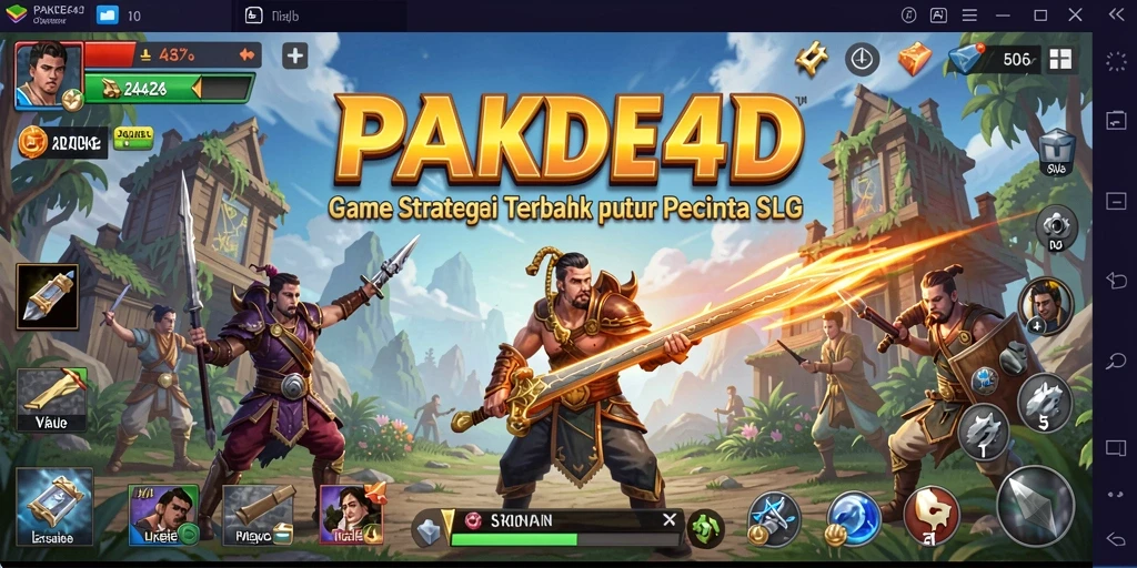 Tangkapan layar menampilkan aksi strategis dalam PAKDE4D.