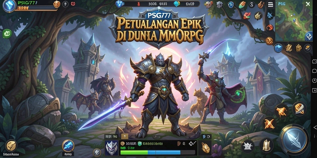 Tampilan menarik dari gameplay utama di PSG77 dengan aksi petualangan yang seru.