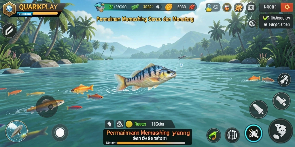 Tangkapan ikan yang menakjubkan dalam QUARKPLAY.