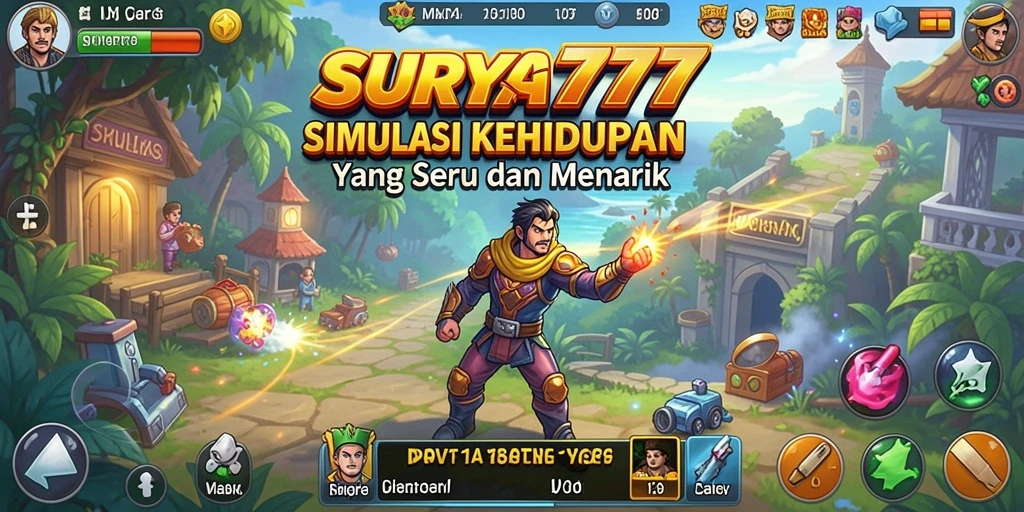 Tampilan gameplay SURYA777 yang menarik di dunia simulasi.