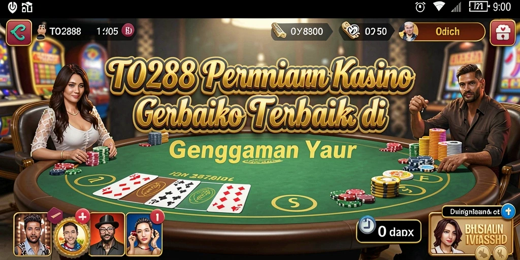 Gameplay seru di TO288 dengan berbagai pilihan permainan Kasino.
